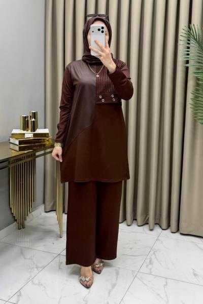 Seda Takım Kahve  Kahverengi