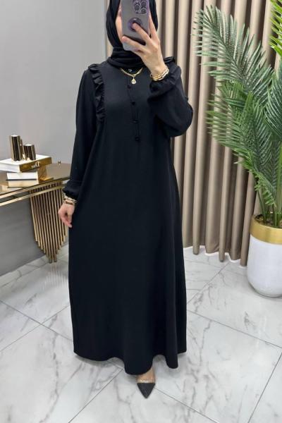 Sedef Elbise Siyah Siyah