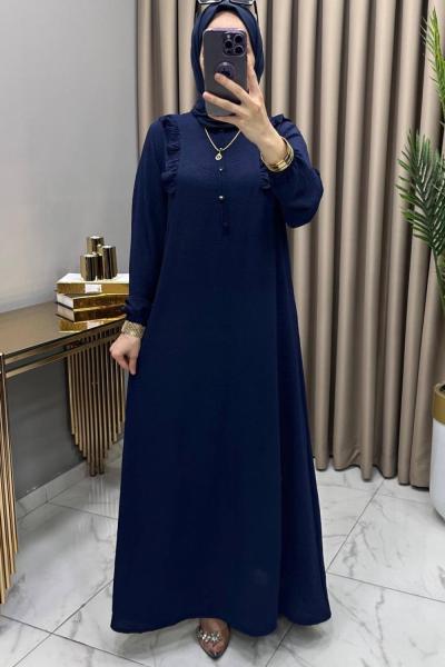 Sedef Elbise Lacivert  Lacivert