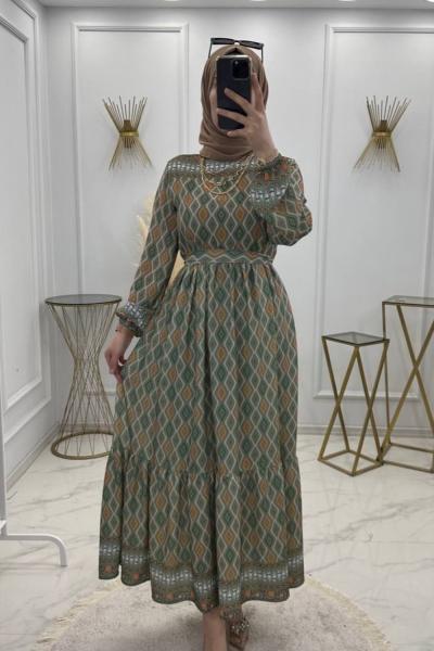 Şeker Elbise Yeşil Yeşil