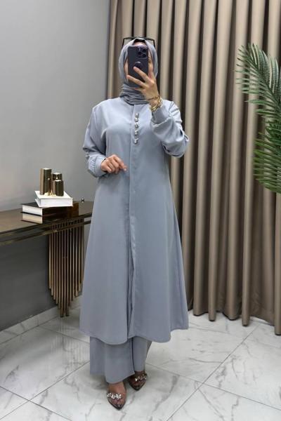 Selin Takım Gri  Gri