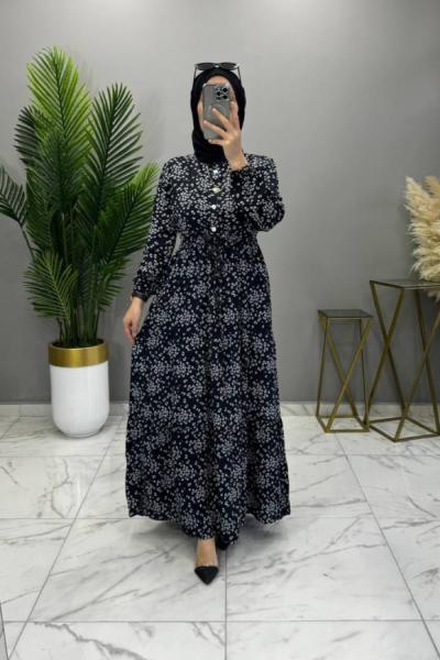 Selma Elbise Siyah Siyah