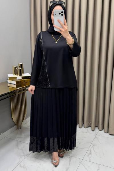 Selma Takım Siyah  Siyah