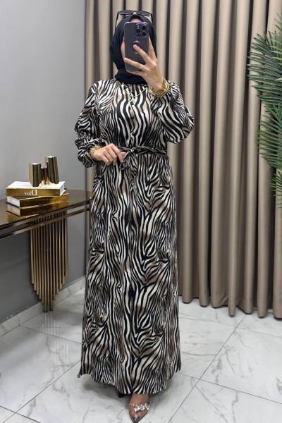 Semra Elbise Siyah Siyah