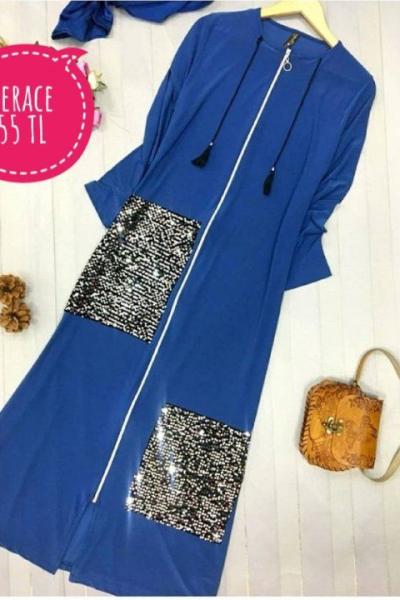 sendy kap mavi İndigo