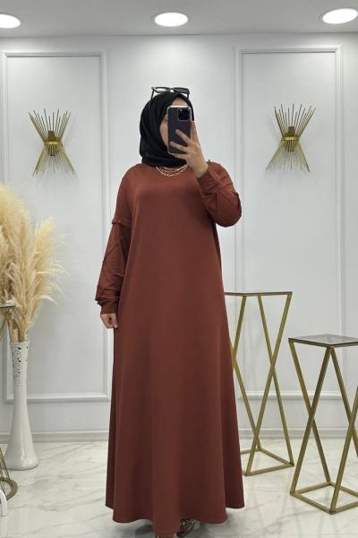 Senem Elbise Kiremit Kiremit Siyah