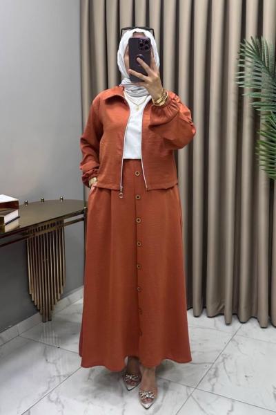 Sevim Takım Turuncu Turuncu