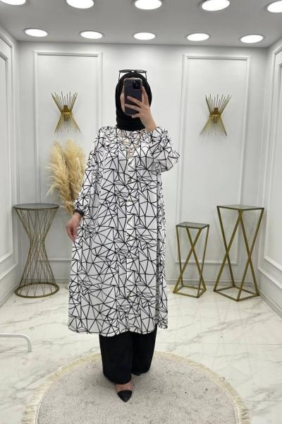 Şevin Takım Beyaz Beyaz