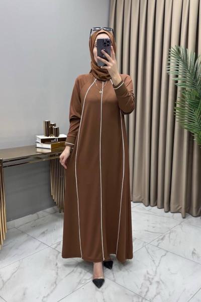 Şeyda Elbise Taba Taba