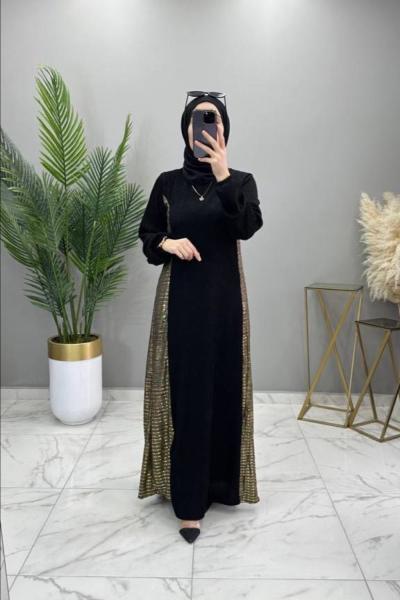 Seyran Abiye Elbise Gold Gold