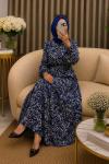 Sibel Elbise Lacivert  Lacivert