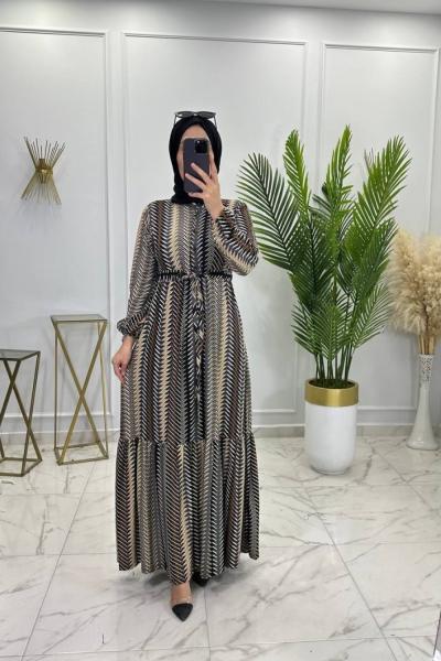 Şimal Elbise Vizon Vizon