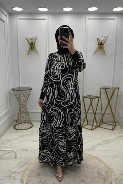 Simay Elbise Siyah  Siyah