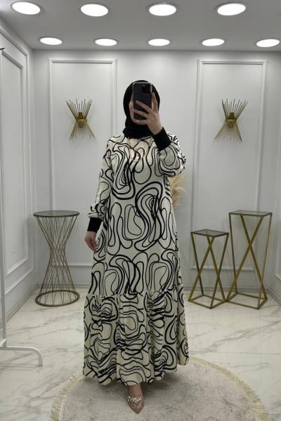 Simay Elbise Ekru  Ekru