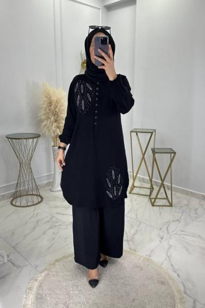 Simge Takım Siyah Siyah