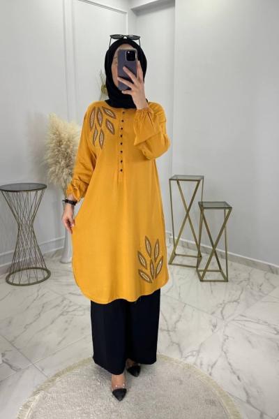 Simge Takım Hardal Hardal Sarısı