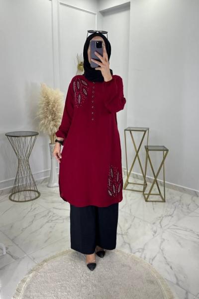 Simge Takım Bordo Bordo