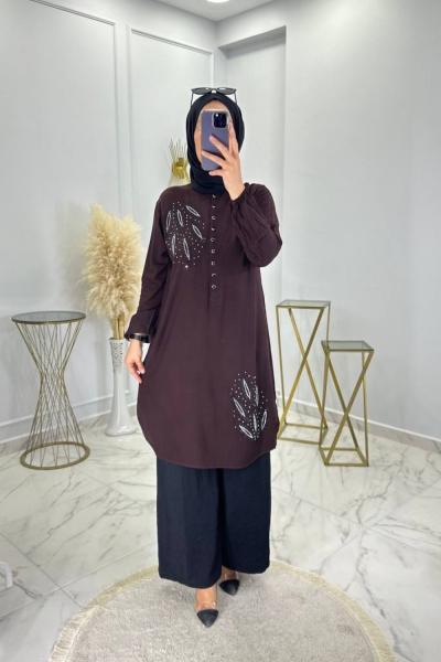 Simge Takım Kahve  Kahverengi