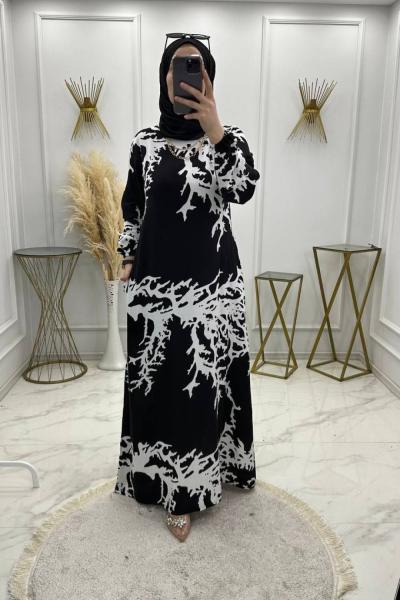 Şimşek Elbise Siyah  Siyah