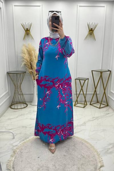 Şimşek Elbise Turkuaz Turkuaz