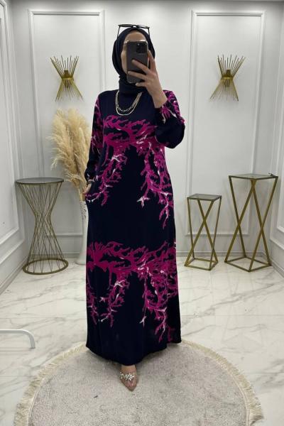 Şimşek Elbise Lacivert Lacivert