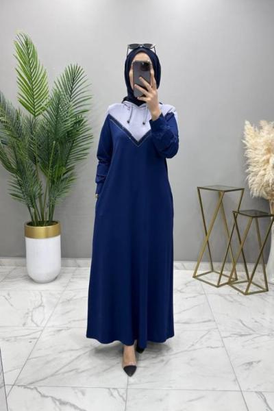 Spor Elbise Pul Detaylı Lacivert Lacivert