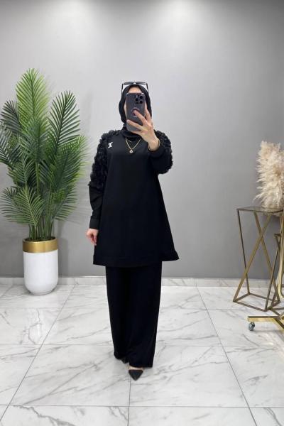 SÜMEYYE BROŞLU TAKIM Siyah