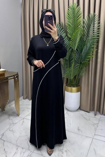 Süsen Elbise Siyah Siyah