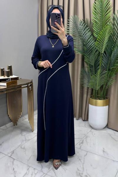 Süsen Elbise Lacivert Lacivert