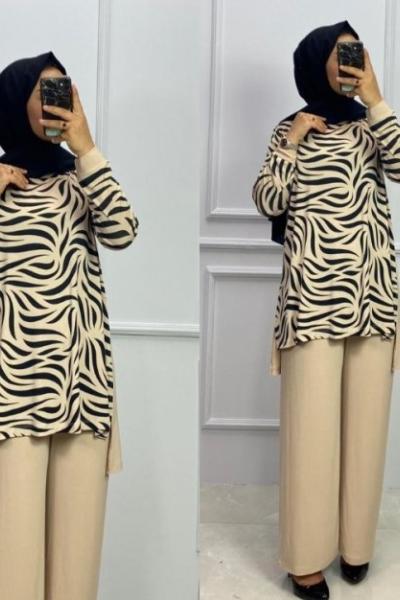 Tilda Pantolon Tunik Takım Bisküvi  bisküvi