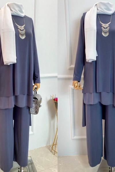 Tilda Takım -Gri Gri