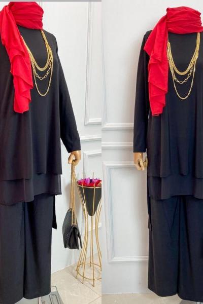 Tilda Takım -Siyah Siyah