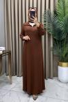 Tülin Elbise Kahve Kahverengi