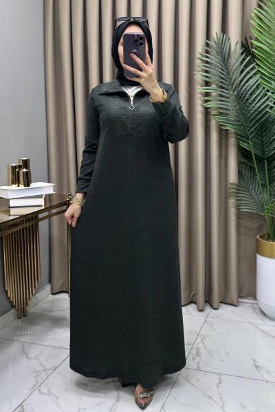 Tülin Elbise Haki Haki