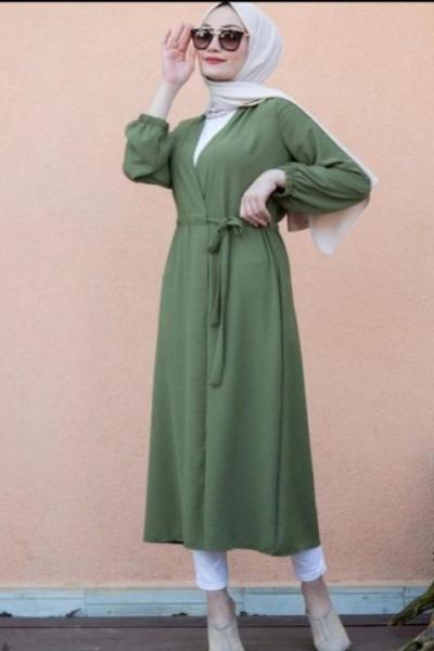 Tünel Bağcıklı Kap Haki Haki