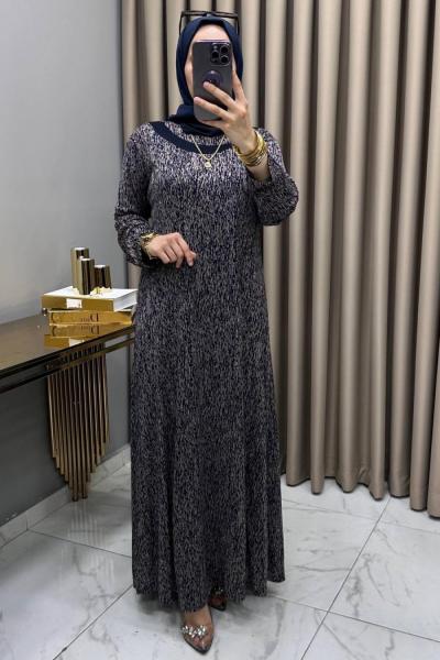 Verda Elbise Lacivert  Lacivert