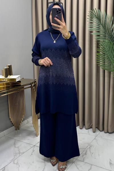 Yağmur Triko Takım Lacivert  Lacivert