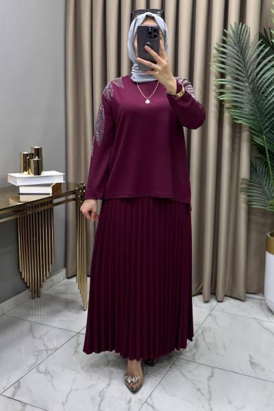 Yase Etekli Takım Fuşya Fuşya