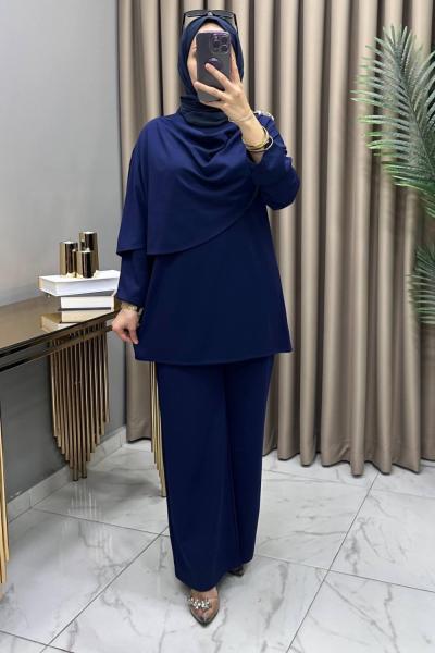 Yeşim Takım Lacivert  Lacivert