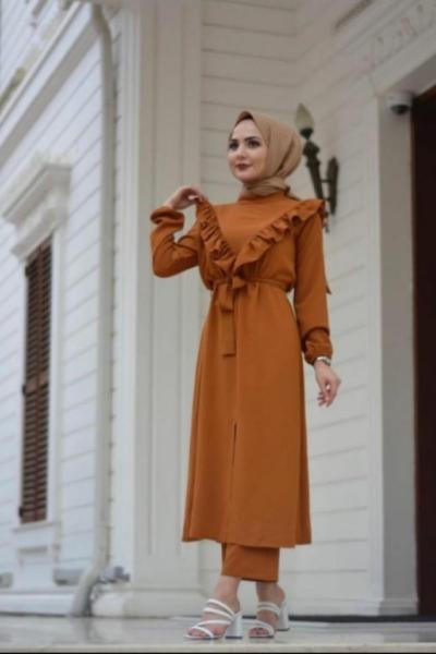 Yırtmaçlı Takım Kiremit Kiremit