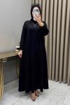 Yüsra Elbise Siyah  Siyah