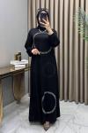 Zahide Abiye Elbise Siyah Siyah