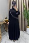 Zincir Elbise Siyah Siyah