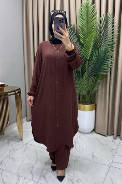 Zümra Takım Kahve Kahverengi