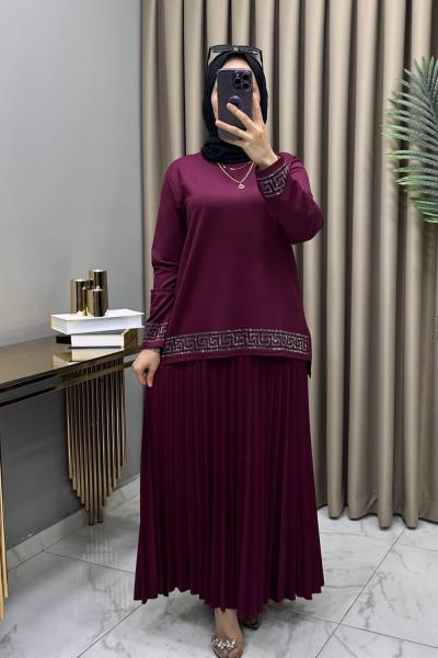 Zümra Takım Bordo Bordo