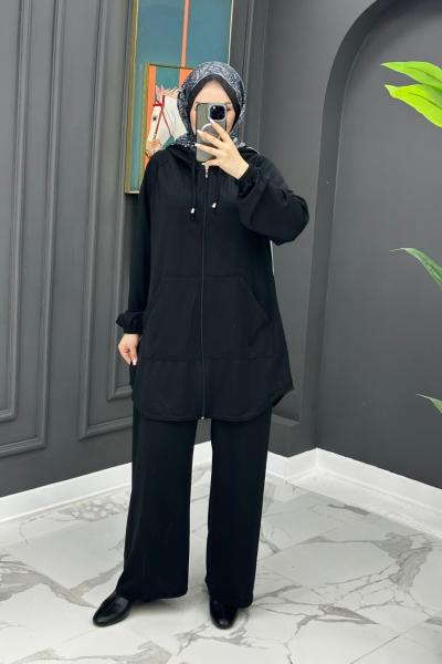 Alanur Takım - Siyah  Siyah