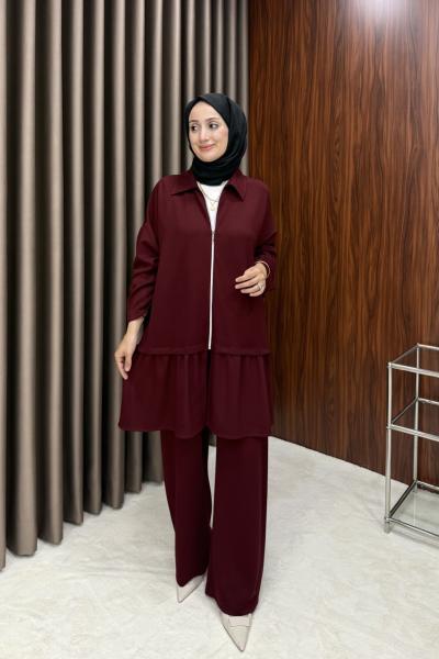 Alina Spor Takım -  bordo  Bordo