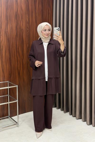 Alina Spor Takım - kahve  Kahverengi