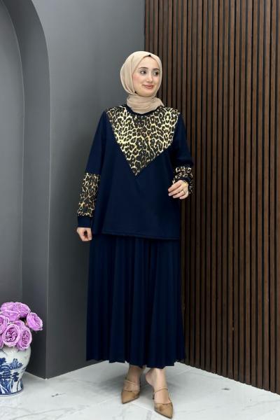 Alya Etekli Takım - Lacivert  Lacivert