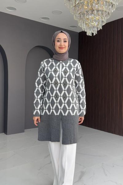 Asude Hırka - Gri Gri